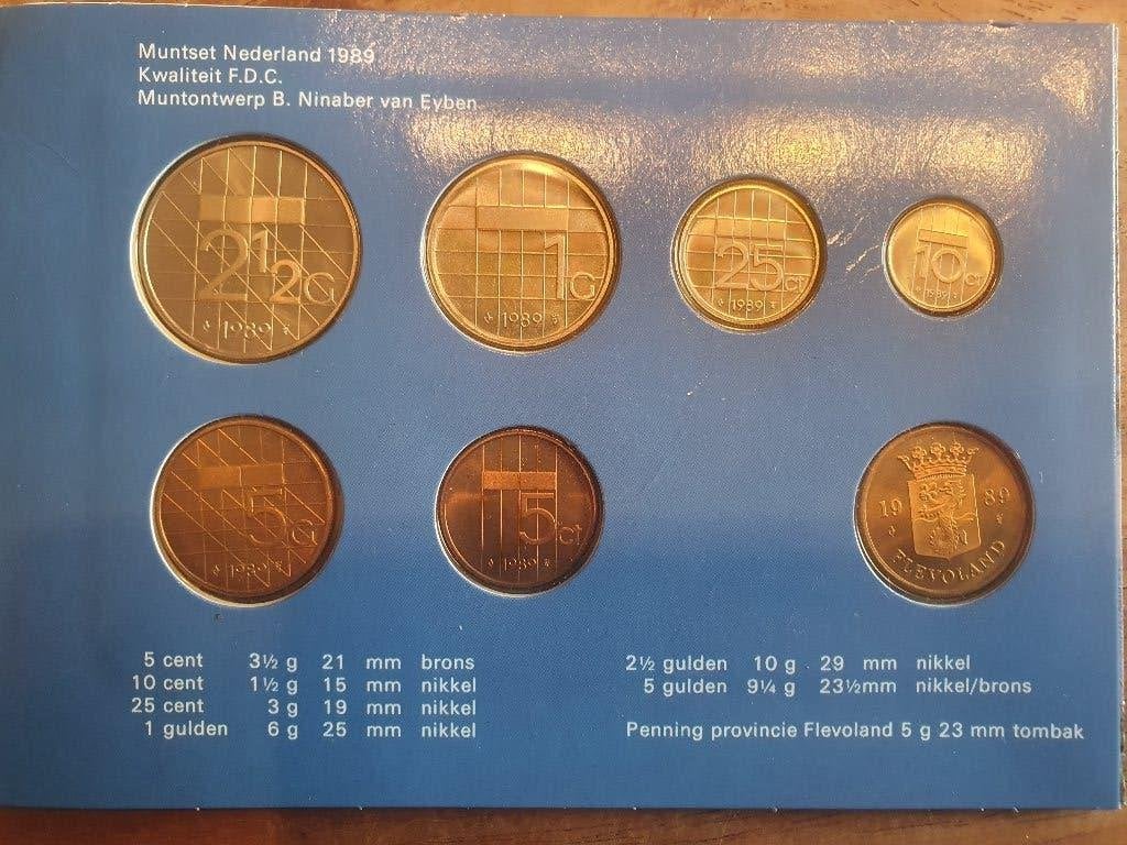FDC Jaarset Nederland 1989, Ophalen of Verzenden, Koningin Beatrix, Overige waardes
