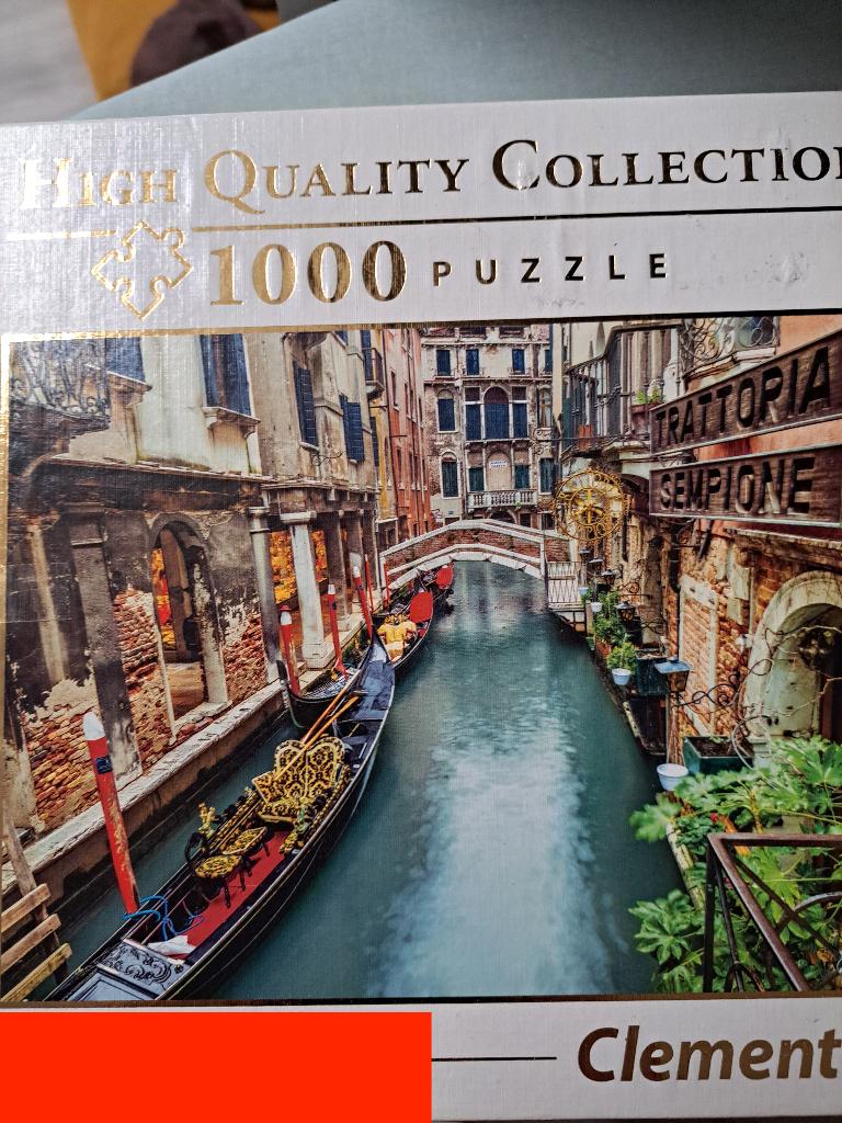Puzzel 1000 stukjes Clementoni (Venetië), Ophalen of Verzenden, 500 t/m 1500 stukjes, Zo goed als nieuw, Legpuzzel
