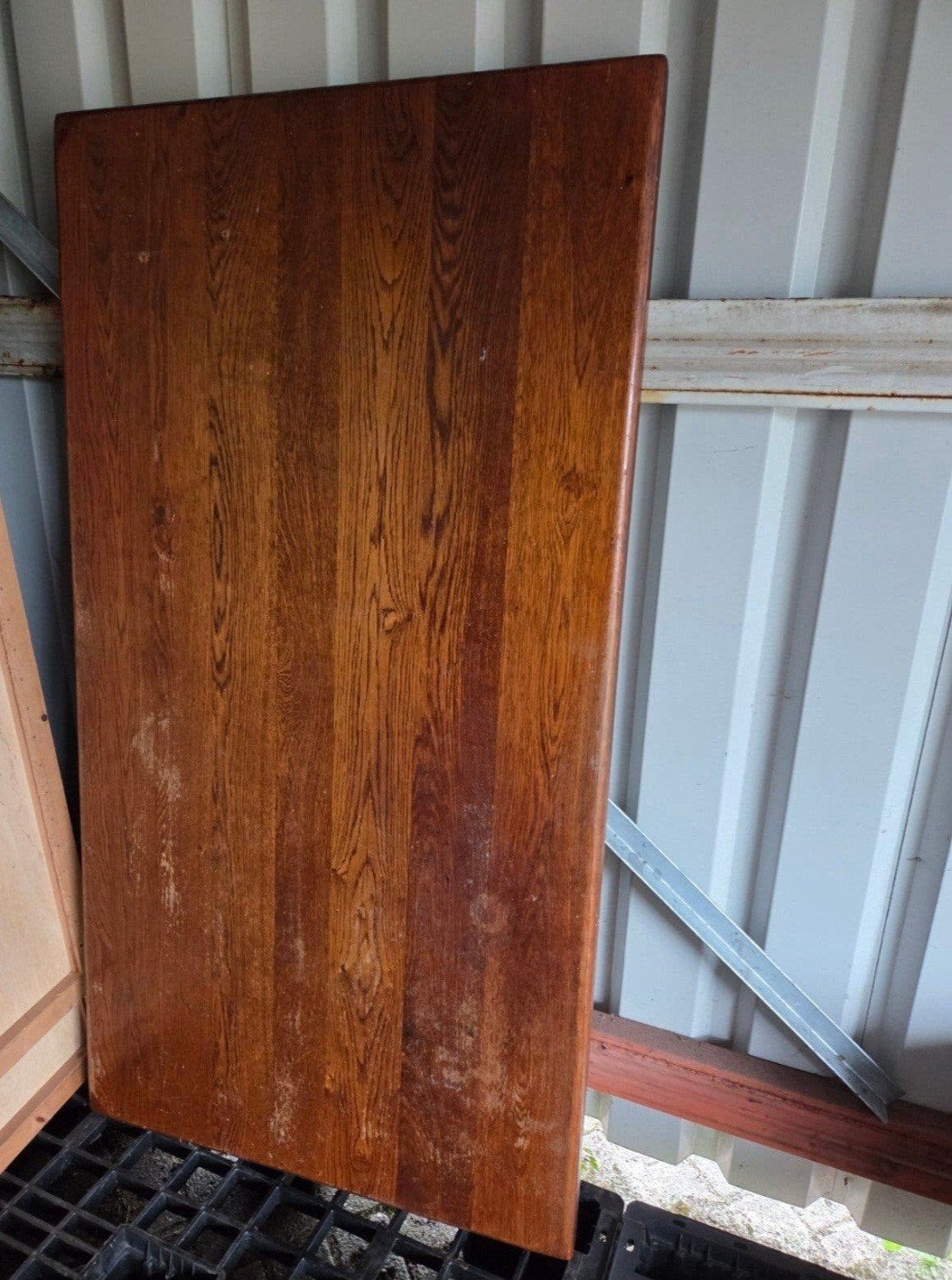 masive eikenhout tafelblad, Ophalen of Verzenden, Eiken, Minder dan 200 cm, Plank