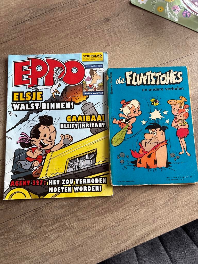 Eppo Stripblad en De Flintstones Stripboek, Boeken, Stripboeken, Gelezen, Meerdere stripboeken, Ophalen