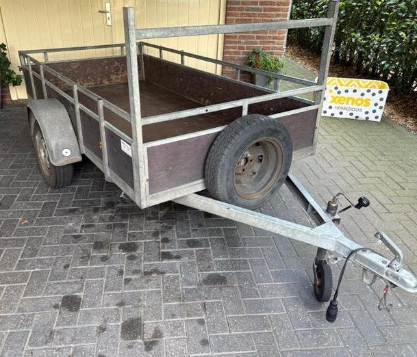 Bakwagen/aanhanger  ROWE 260x130cm 750kg, Auto diversen, Aanhangers en Bagagewagens, Ophalen of Verzenden, Zo goed als nieuw