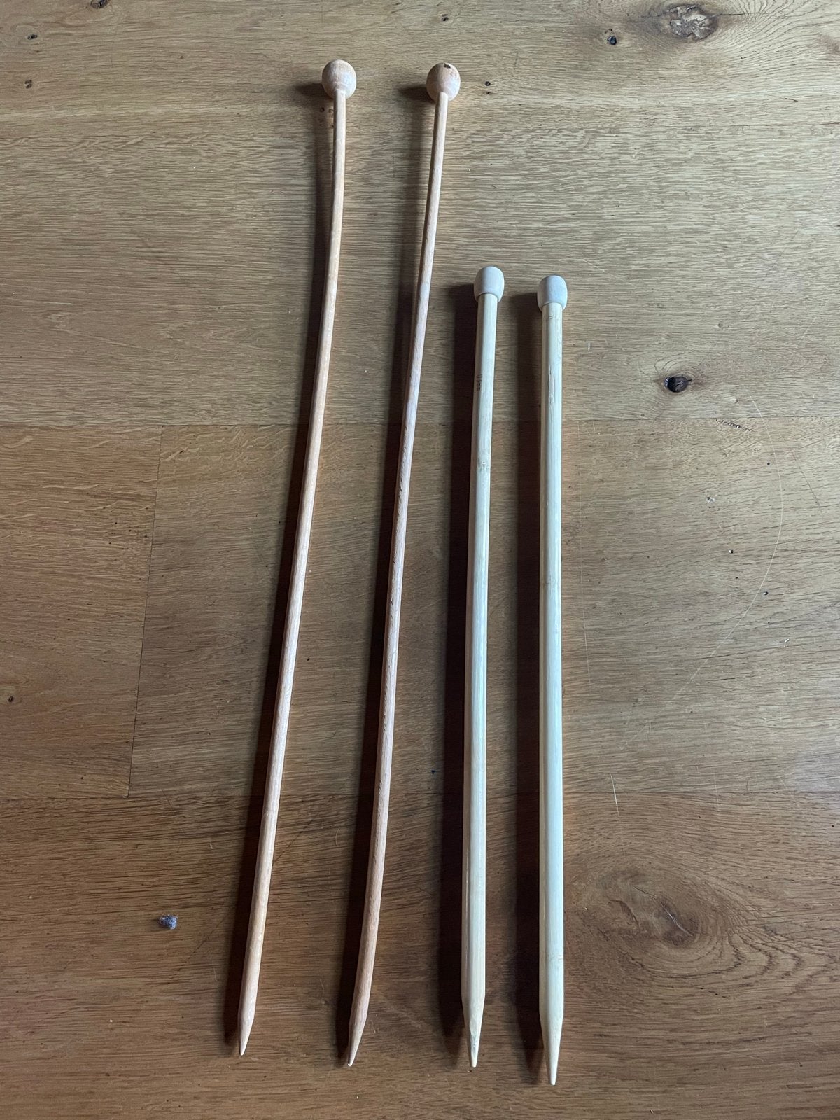 Houten breinaalden - Diverse maten, Hobby en Vrije tijd, Breien en Haken, Ophalen of Verzenden, Gebruikt, Breien, Naald