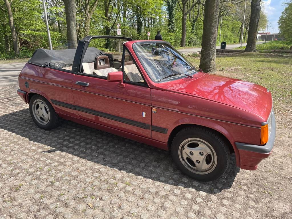 Talbot Samba 1.4 Cabriolet 1984 Rood, foto 6