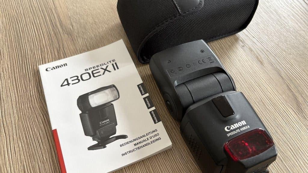 Canon Speedlite 430EX II, Audio, Tv en Foto, Fotografie | Flitsers, Ophalen of Verzenden, Zo goed als nieuw, Canon, Kantelbaar