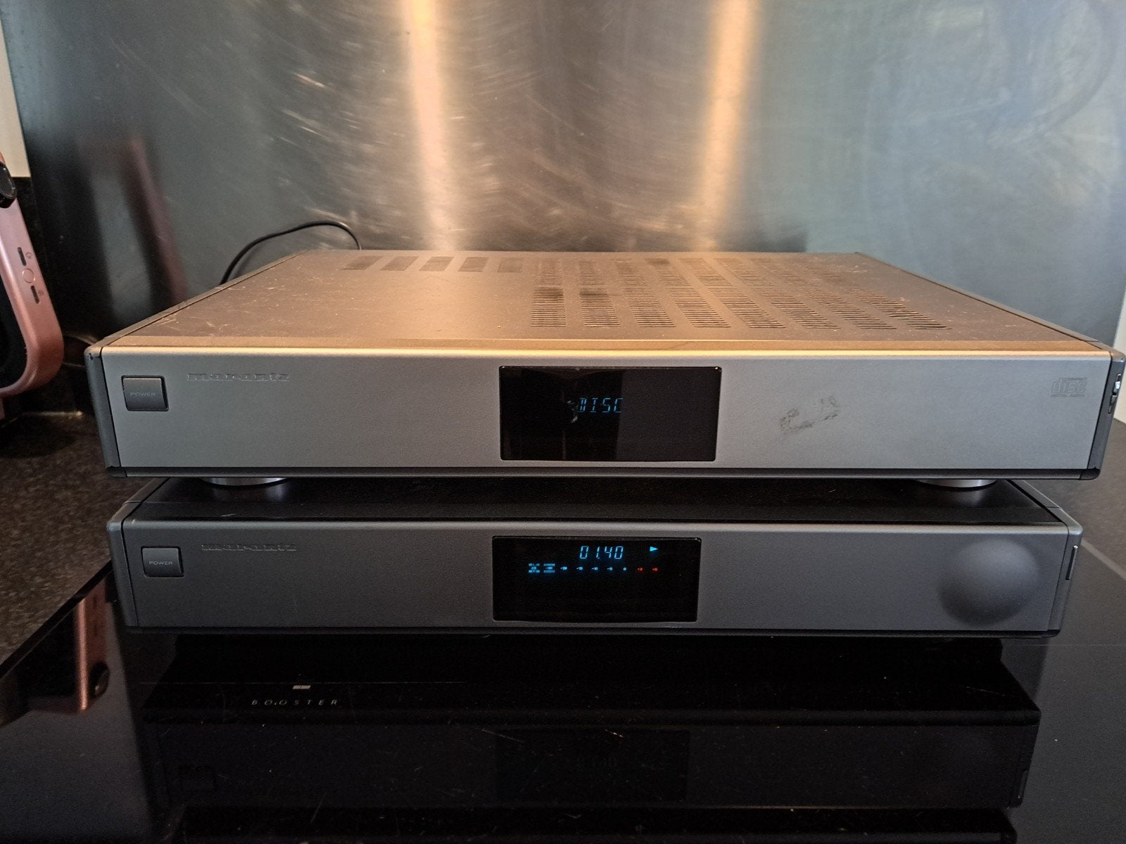 VINTAGE SET MARANTZ CASSETTEDECK CD SPELER TUNER RETRO, Audio, Tv en Foto, Overige merken, Gebruikt, Cassettedeck, Losse componenten