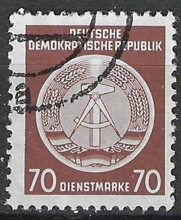 Duitsland DDR 1955 - Yvert 27SE - Service - Kompas. (ST), Verzenden, DDR, Gestempeld