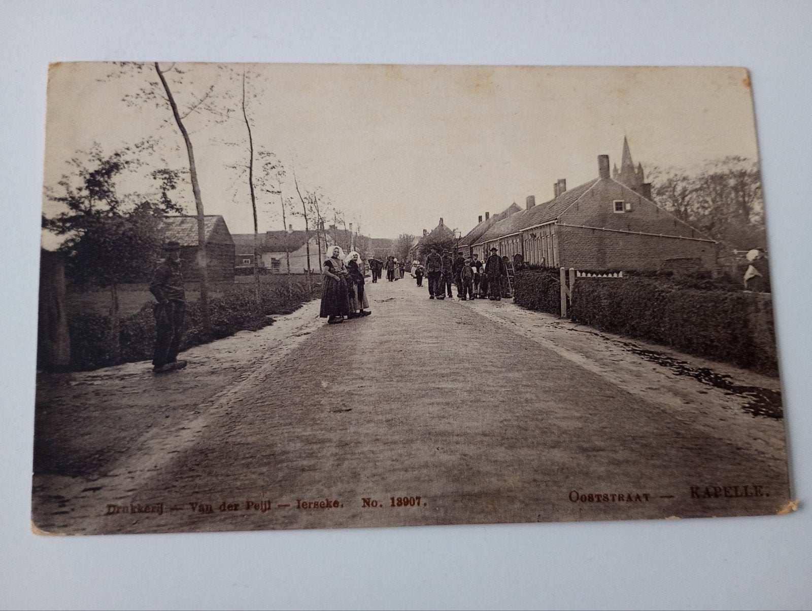 Kapelle Ooststraat 1908, Verzamelen, Ophalen of Verzenden, Voor 1920, Gelopen, Zeeland
