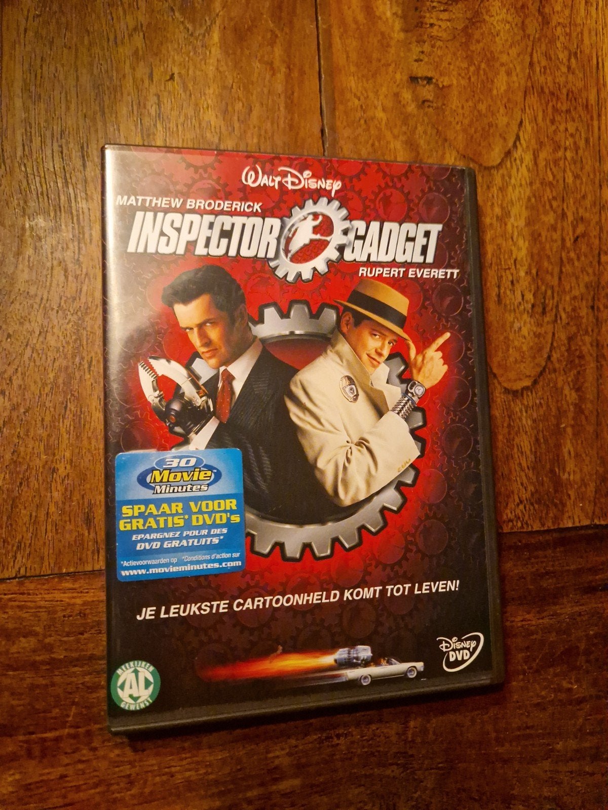 Inspector Gadget DVD - Disney Film, Avontuur, Gebruikt, Alle leeftijden, Ophalen of Verzenden