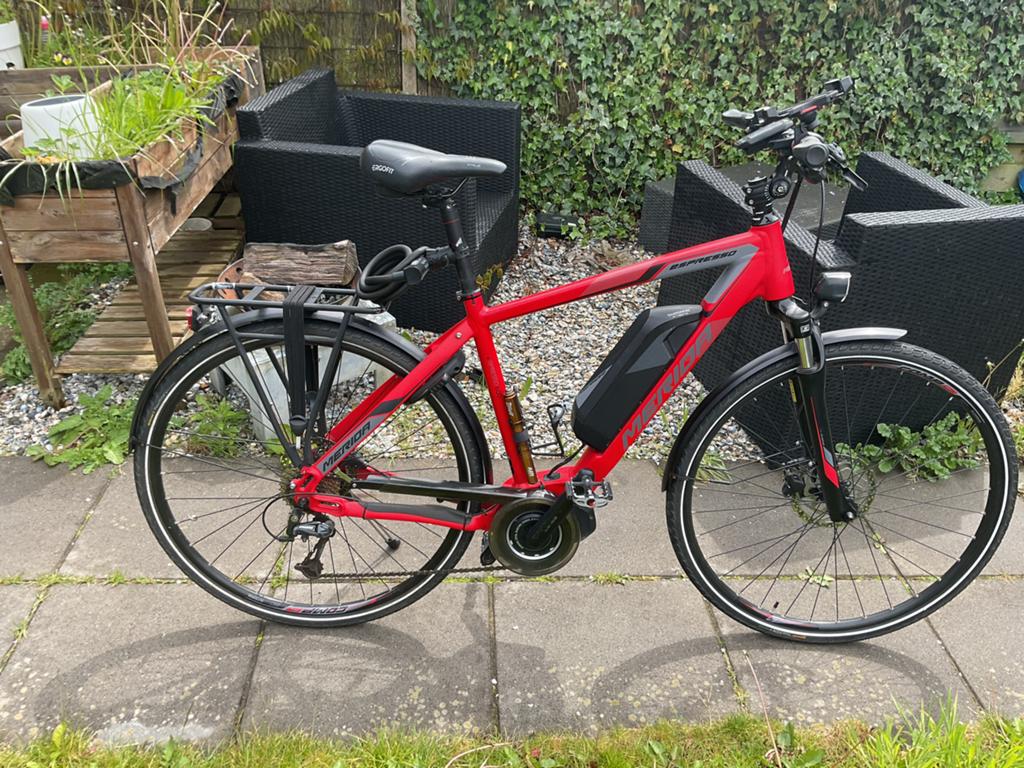 Merida espresso 600 e-bike Shimano Steps motor frame 53cm, Overige merken, Ophalen of Verzenden, Zo goed als nieuw, Meer dan 20 versnellingen