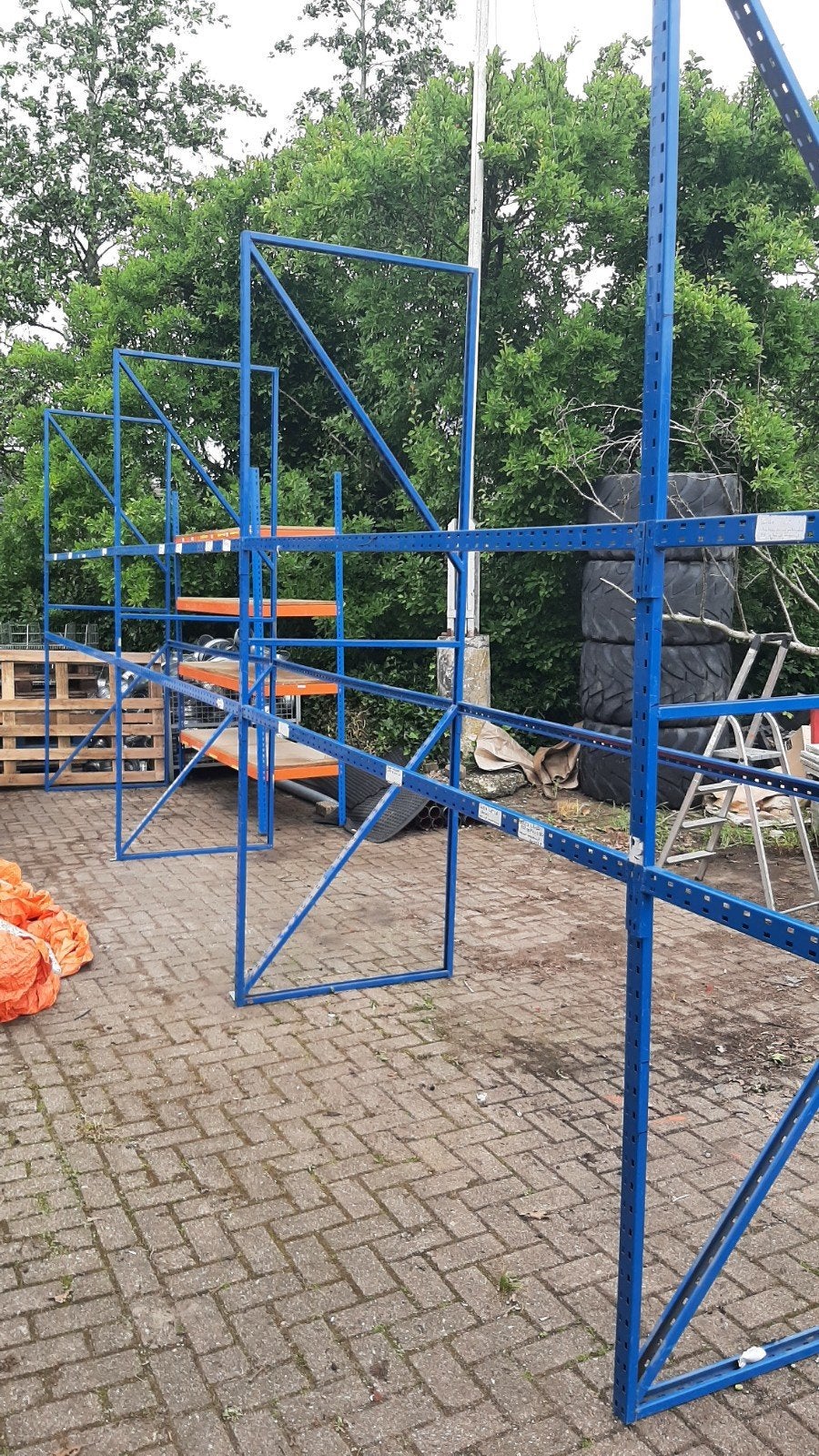 Nette grote stelling., Ophalen of Verzenden, Zo goed als nieuw, Overige typen, 5 meter of hoger