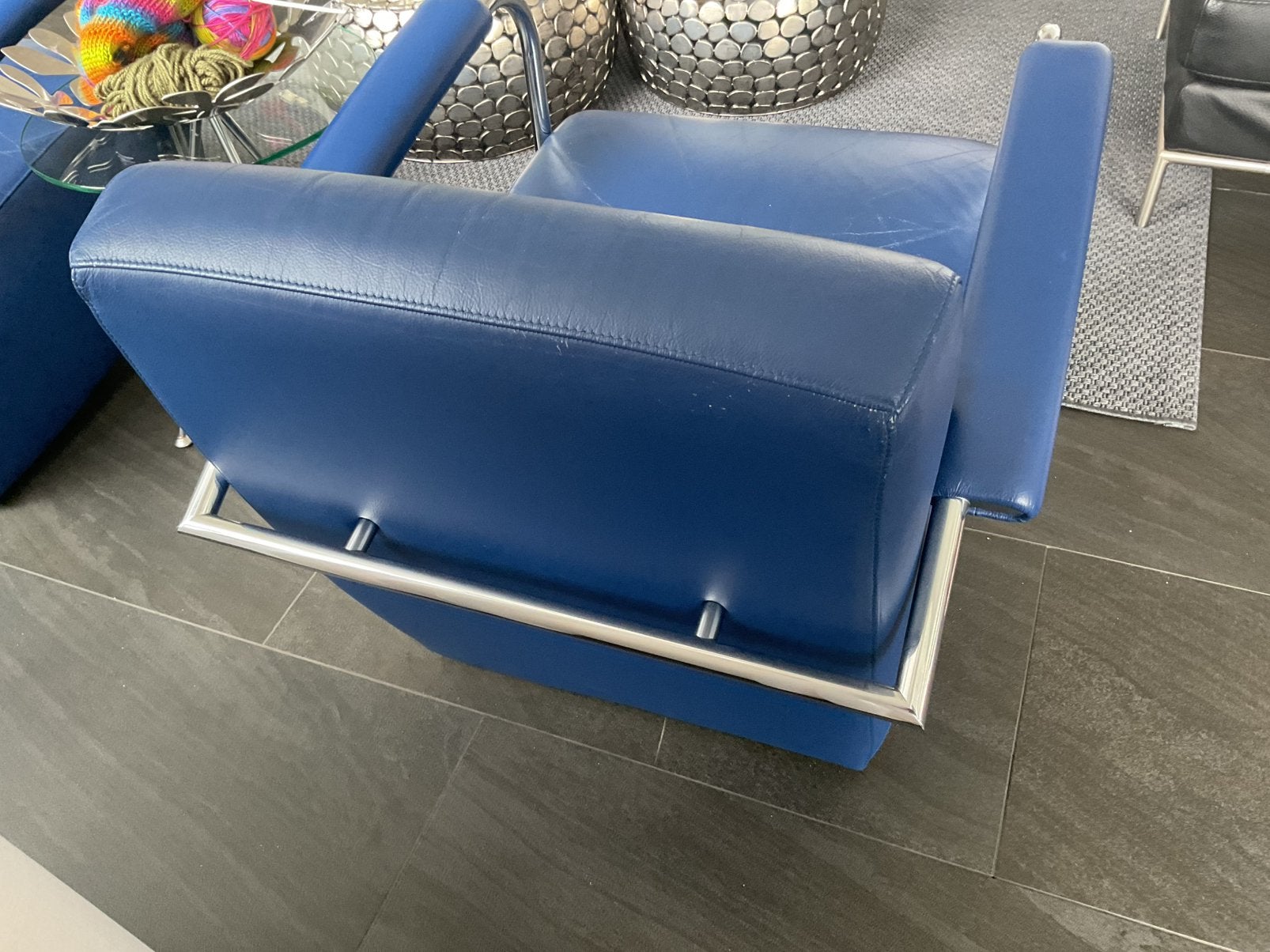 2 Scylla Leolux blauw, gebruikssporen, Ophalen, Gebruikt, Eenpersoons, Minder dan 75 cm