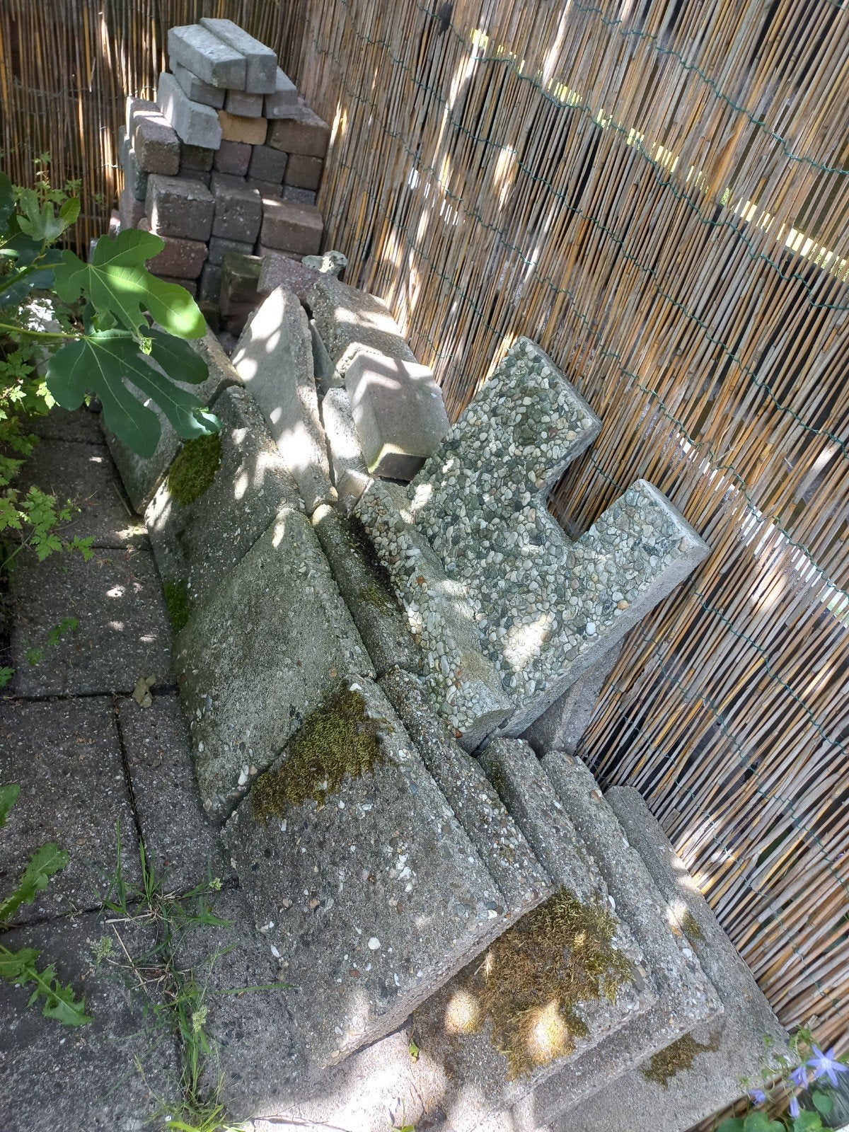GRATIS TEGELS, Tuin en Terras, Ophalen, Gebruikt, Beton, Overige typen