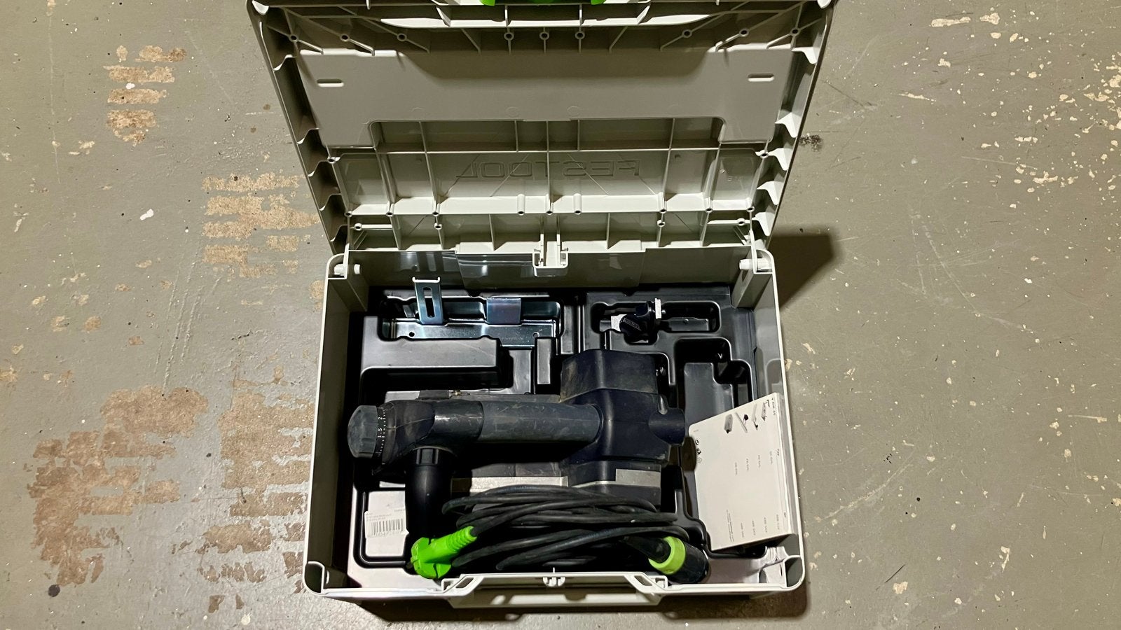 Festool EHL 65 EQ schaafmachine in Systainer, Ophalen of Verzenden, Gebruikt
