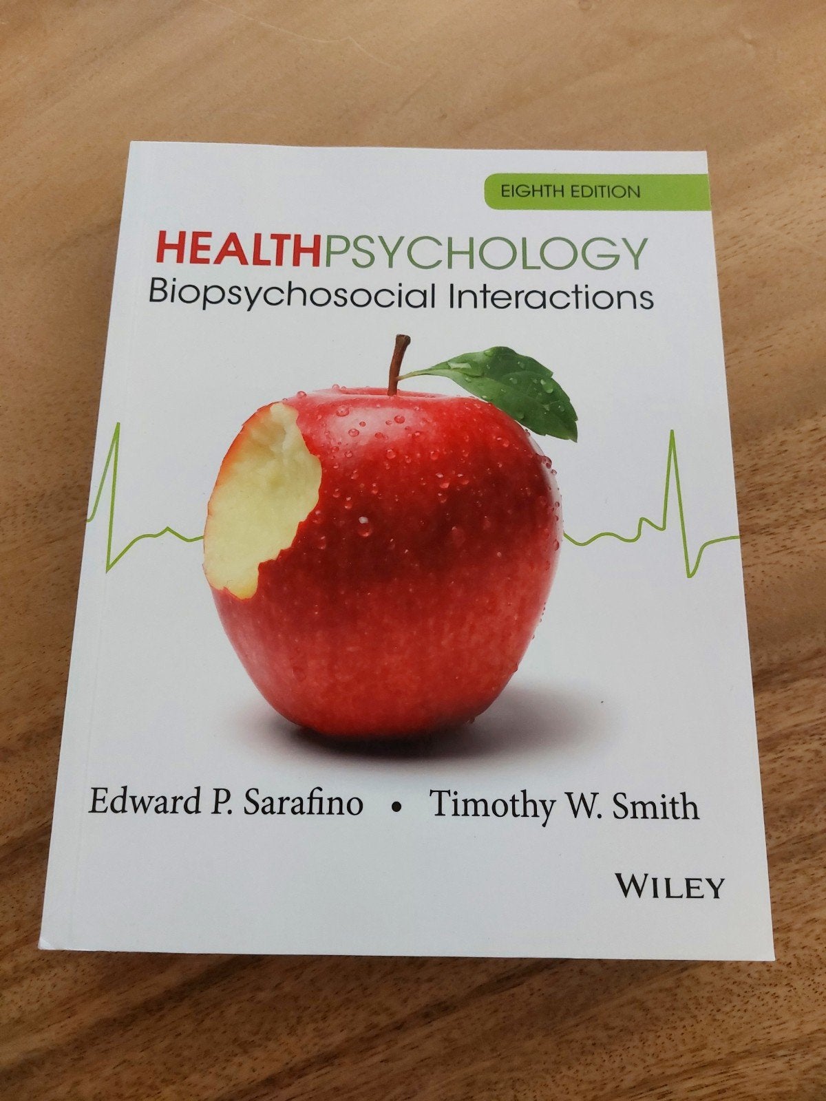 Health Psychology: Biopsychosocial Interactions (8e), Ophalen of Verzenden, Zo goed als nieuw, Edward P. Sarafino, Timothy W. Smith