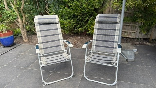 Campingstoelen Dukdalf (2 of 4 stuks), Ophalen, Gebruikt, Campingstoel