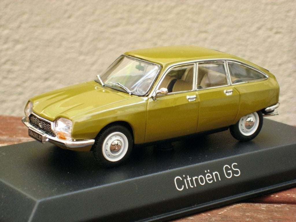 Citroen GS 1971 bronskleuring Norev 1:43, Ophalen of Verzenden, Nieuw, Auto, Norev