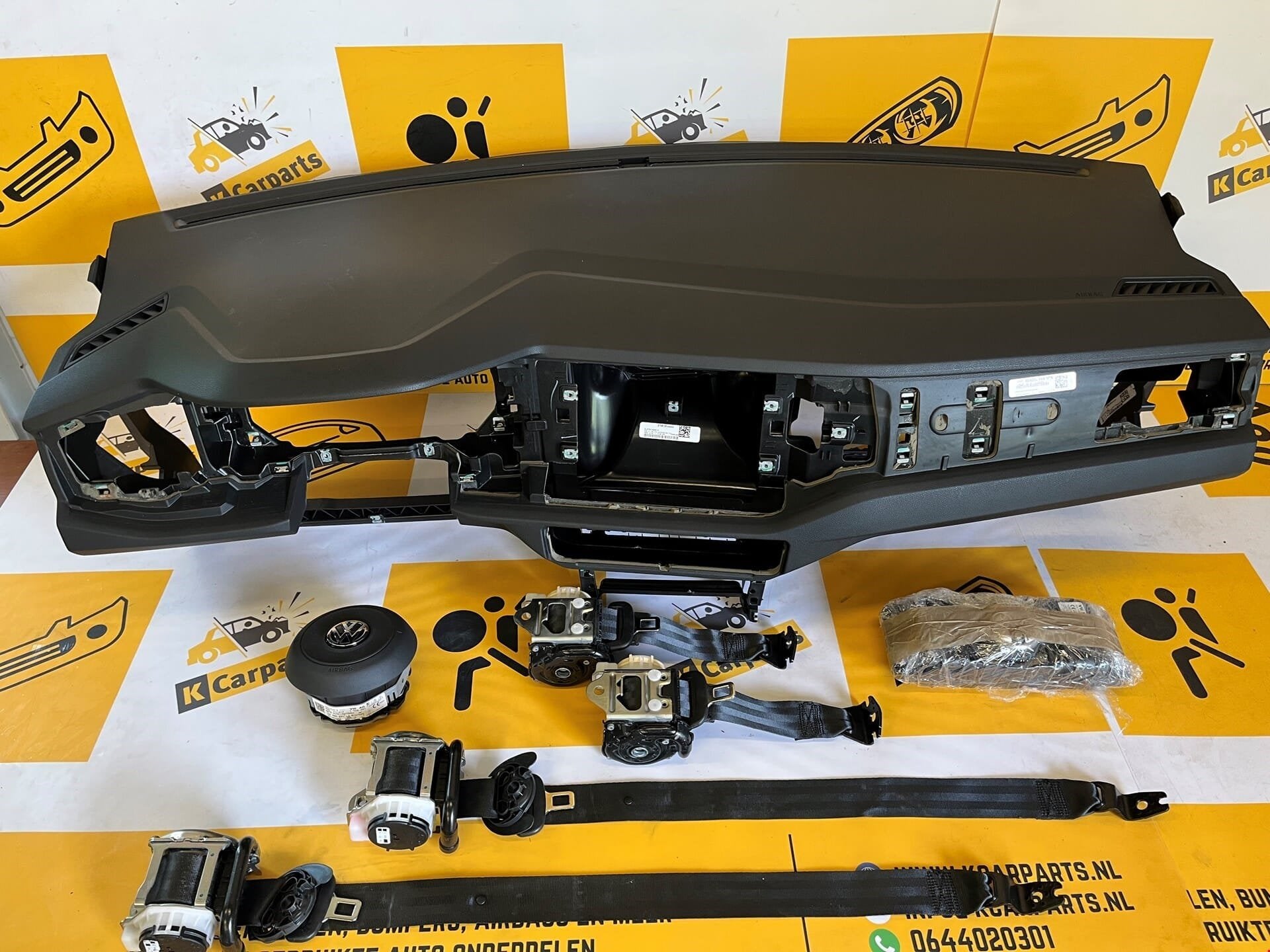 Airbag set Volkswagen polo 2G GTI R-Line 2017-2022 Dashboard, Info@fabrikant.eu, Ophalen of Verzenden, Fabrikant BV, Gebruikt