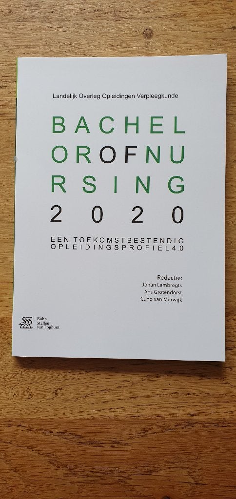 Bachelor of Nursing 2020, Ophalen of Verzenden, Beta, Zo goed als nieuw, HBO