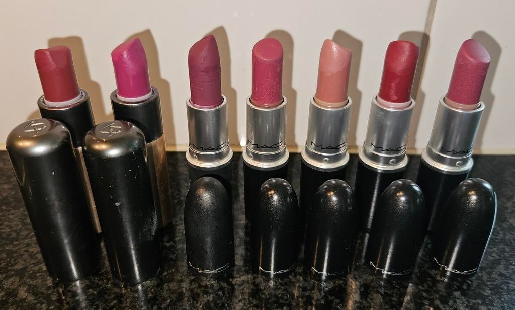 Lipsticks & lipgloss Mac, Nabla, Kiko, Ofra etc., Ophalen of Verzenden, Gebruikt, Lippen, Make-up