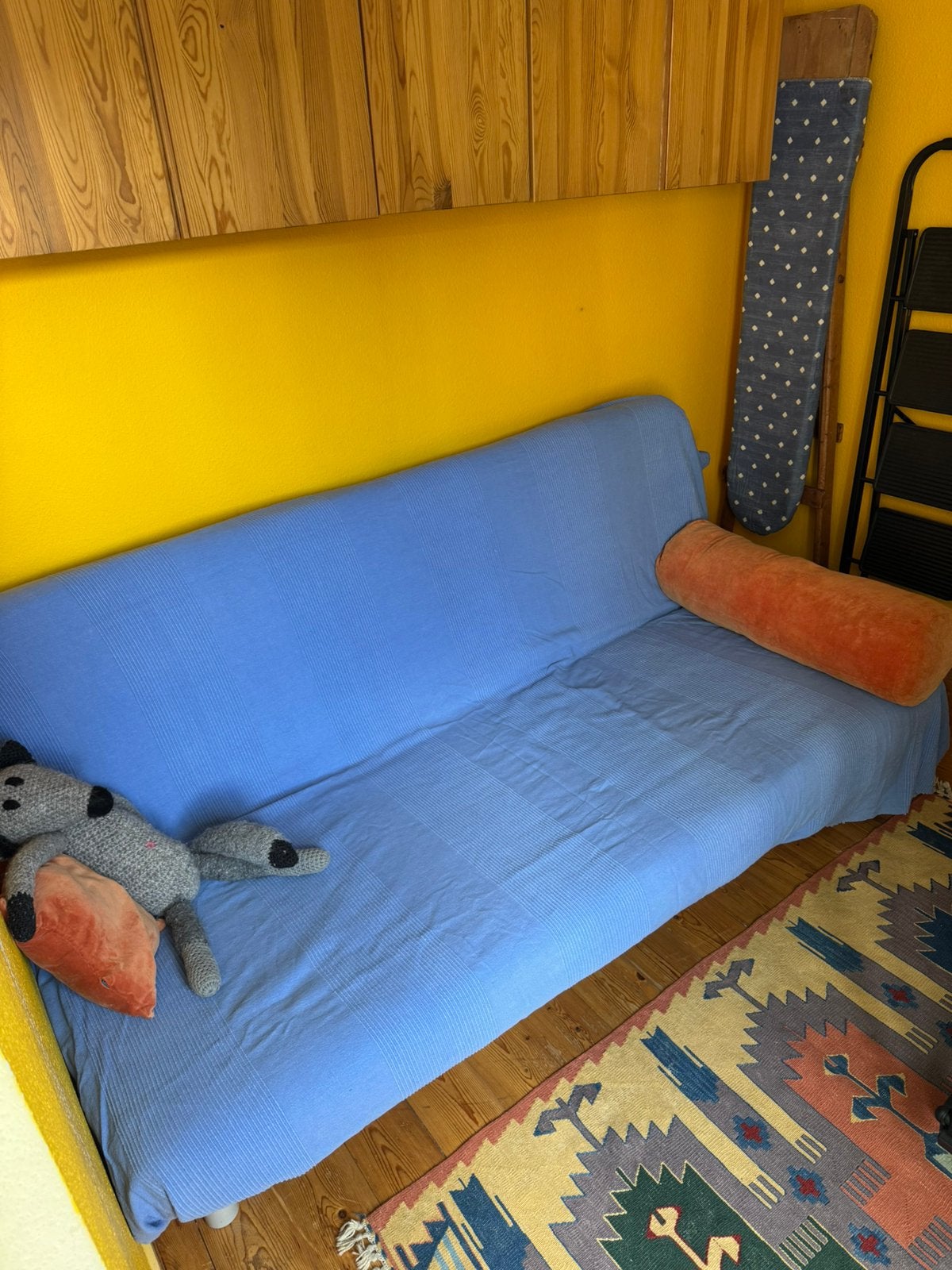 Bedbank (IKEA Beddinge), Ophalen, Gebruikt, 140 cm, Twijfelaar