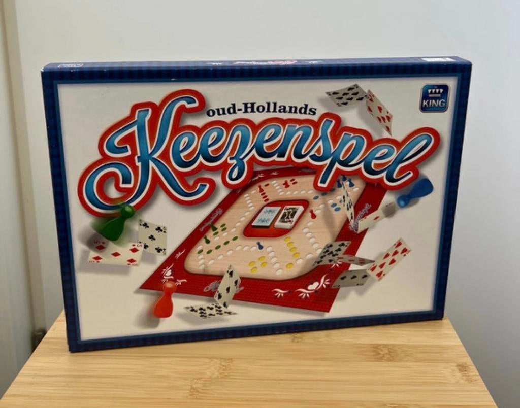 Oud-Hollands Keezenspel - Klassiek Bordspel, Hobby en Vrije tijd, Gezelschapsspellen | Bordspellen, Drie of vier spelers, Ophalen of Verzenden