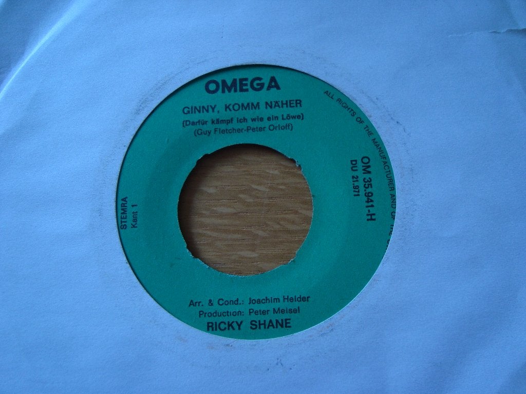 Ricky shane - ginny komm náher, Ophalen of Verzenden, Zo goed als nieuw, Pop