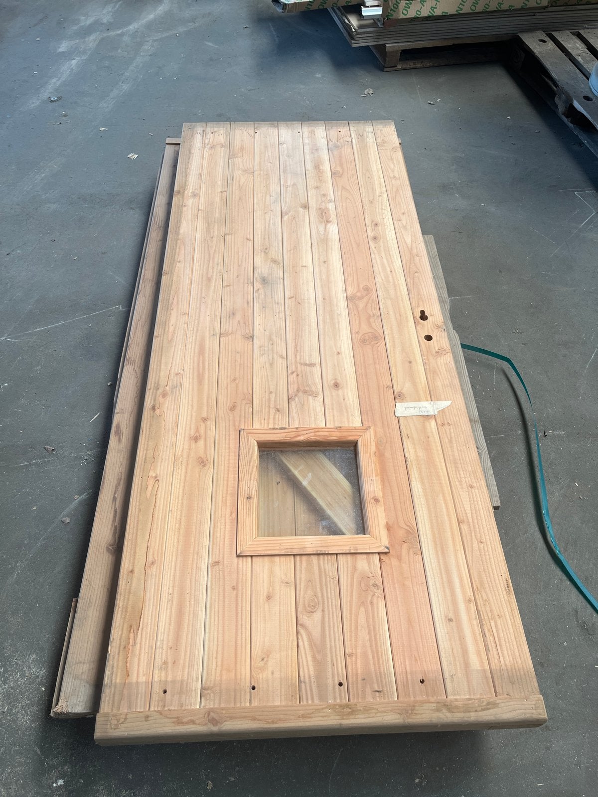 2 Houten Tuindeuren/Schuurdeuren 192x74,5 cm, Ophalen, Gebruikt, Minder dan 80 cm, Minder dan 200 cm