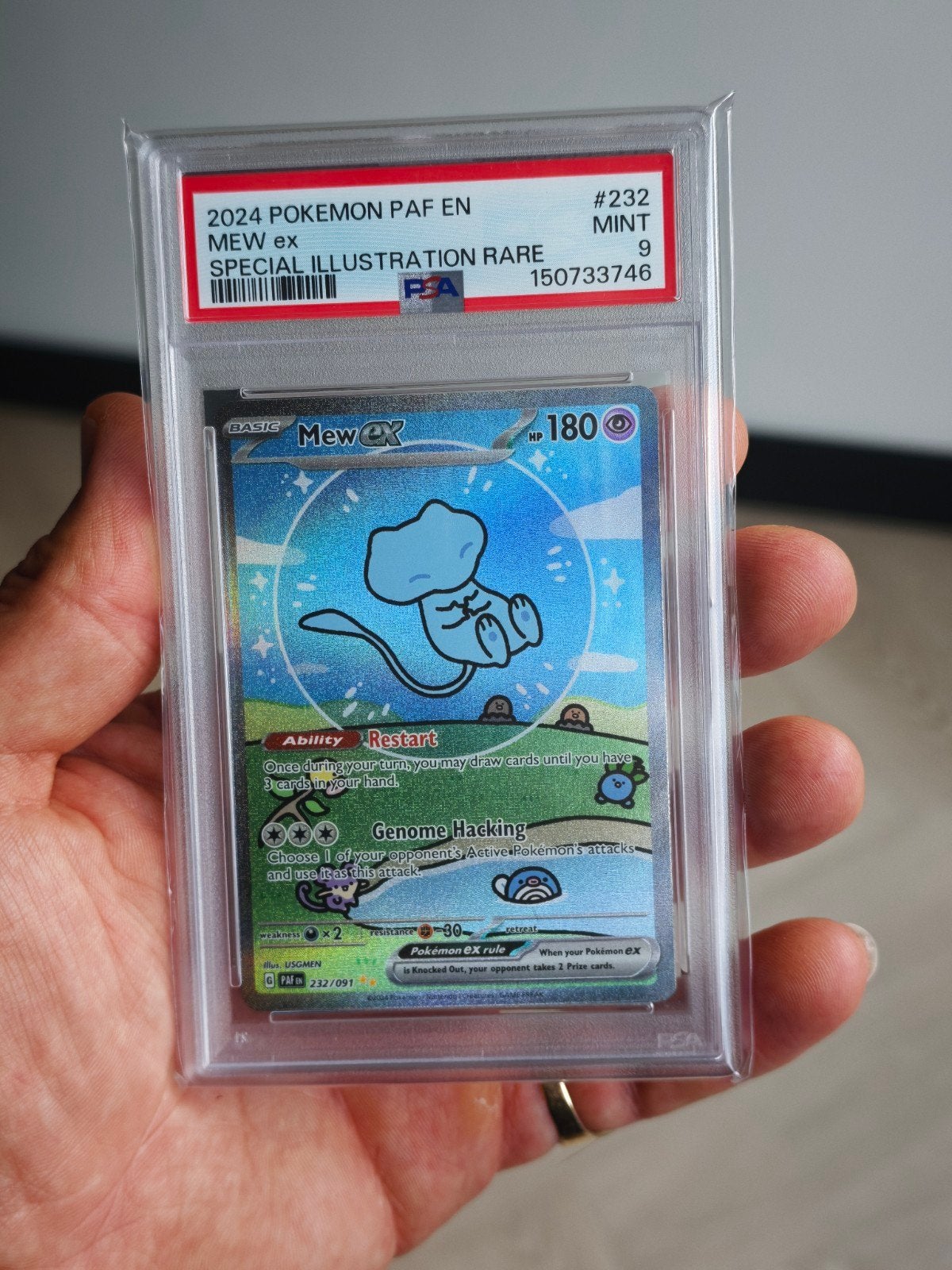 Bubble mew #232 psa 9, Hobby en Vrije tijd, Verzamelkaartspellen | Pokémon, Ophalen, Zo goed als nieuw, Meerdere kaarten