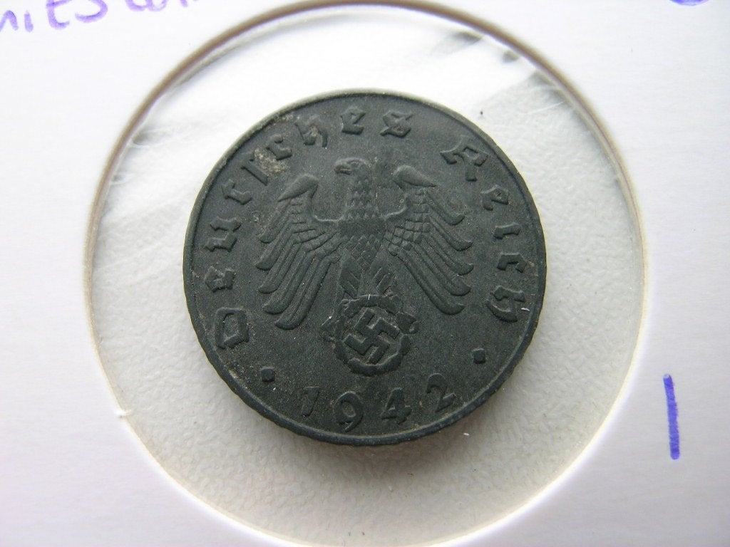 5 Reichspfennig 1942 B Duitsland, Ophalen of Verzenden, Duitsland, Losse munt