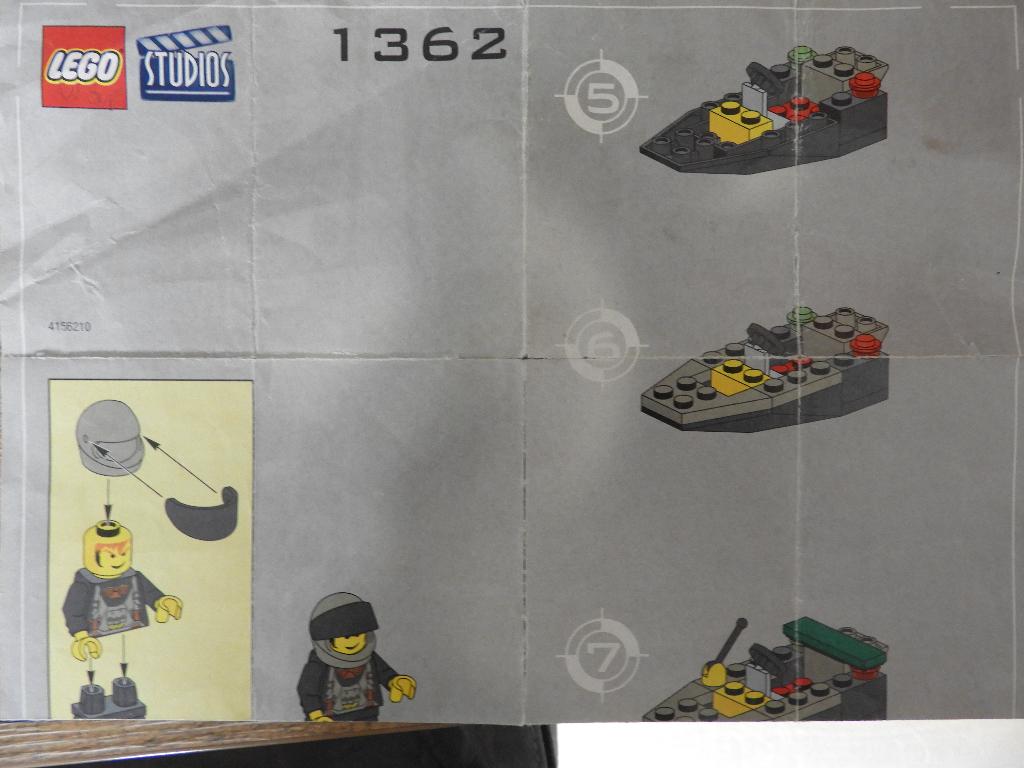 Lego 1362 Air Boat, Compleet, Gebruikt, Overige thema's, Lego