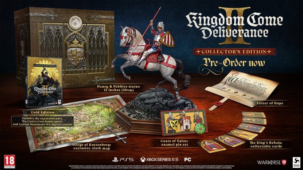 Kingdom Come Deliverance II Collector's Edition PC STEAM, Ophalen, Vanaf 18 jaar, 1 speler, Nieuw