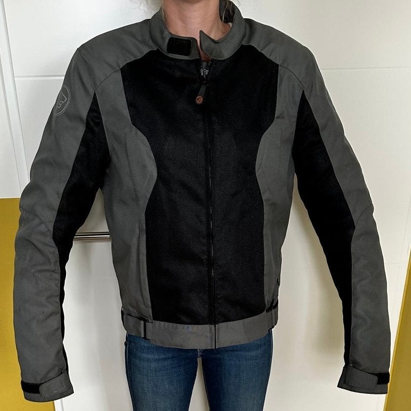 Bering zomermotorjas heren L - 3M Scotchlite & Flex Protect, Ophalen of Verzenden, Tweedehands, Heren, Jas | textiel