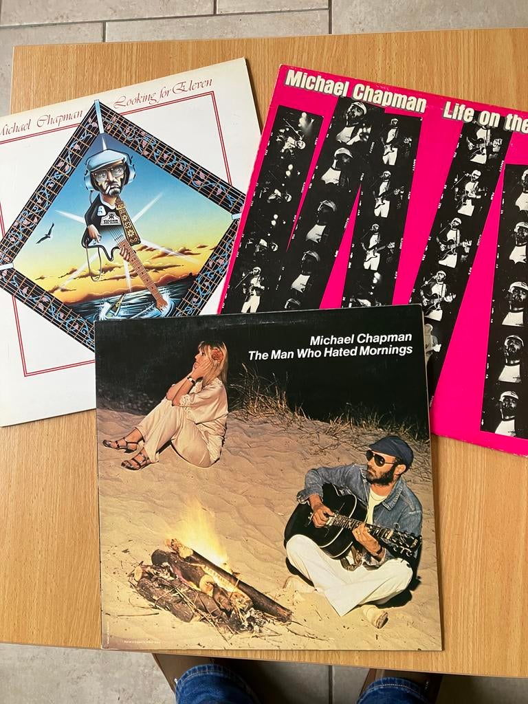 Michael Chapman Vinyl LP's - 3 stuks, Cd's en Dvd's, Vinyl | Pop, Ophalen of Verzenden, 1980 - 1989, 12 inch