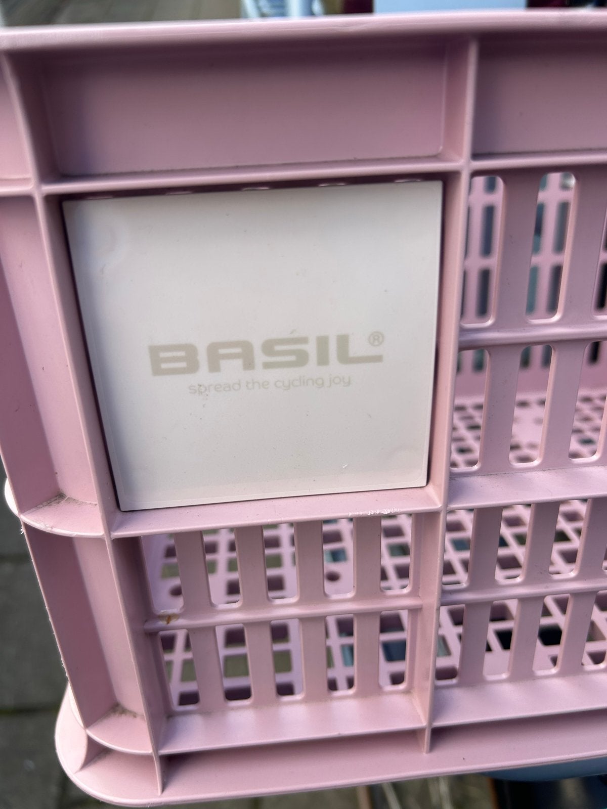 Basil Fietskrat Roze S, Ophalen, Zo goed als nieuw, Fietskrat