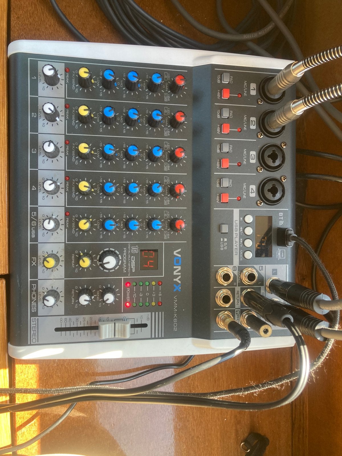 VONYX vmm K602, Muziek en Instrumenten, Mengpanelen, Ophalen of Verzenden, Zo goed als nieuw
