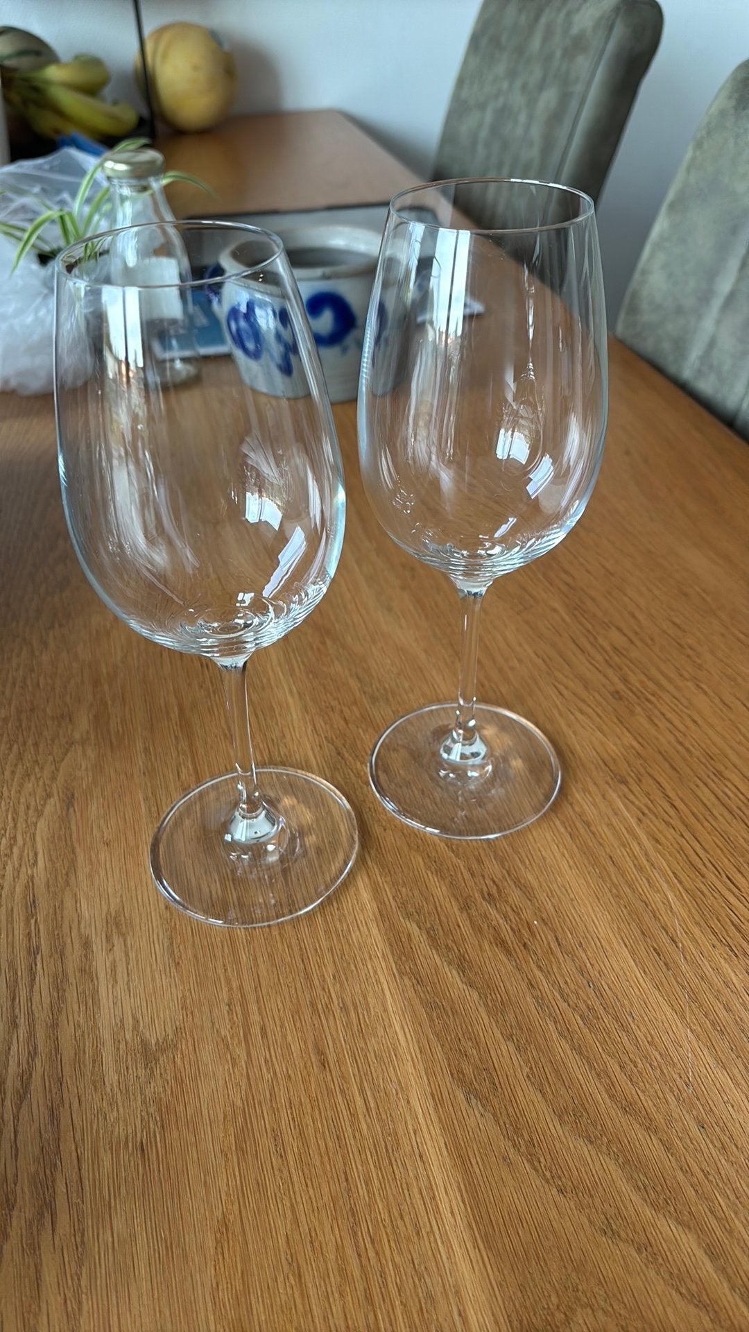 2 gratis wijnglazen, Verzamelen, Glas en Borrelglaasjes, Ophalen, Nieuw, Overige typen