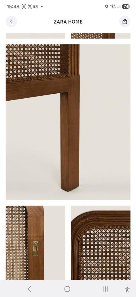 Zara Home Hoofdbord 160 breed - Nieuwstaat, Ophalen