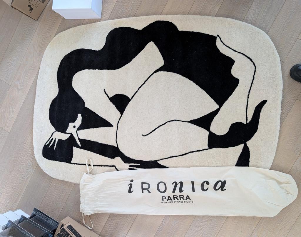 Parra Vloerkleed "Ironica" - 33/100, in draagzak, Antiek en Kunst, Ophalen of Verzenden