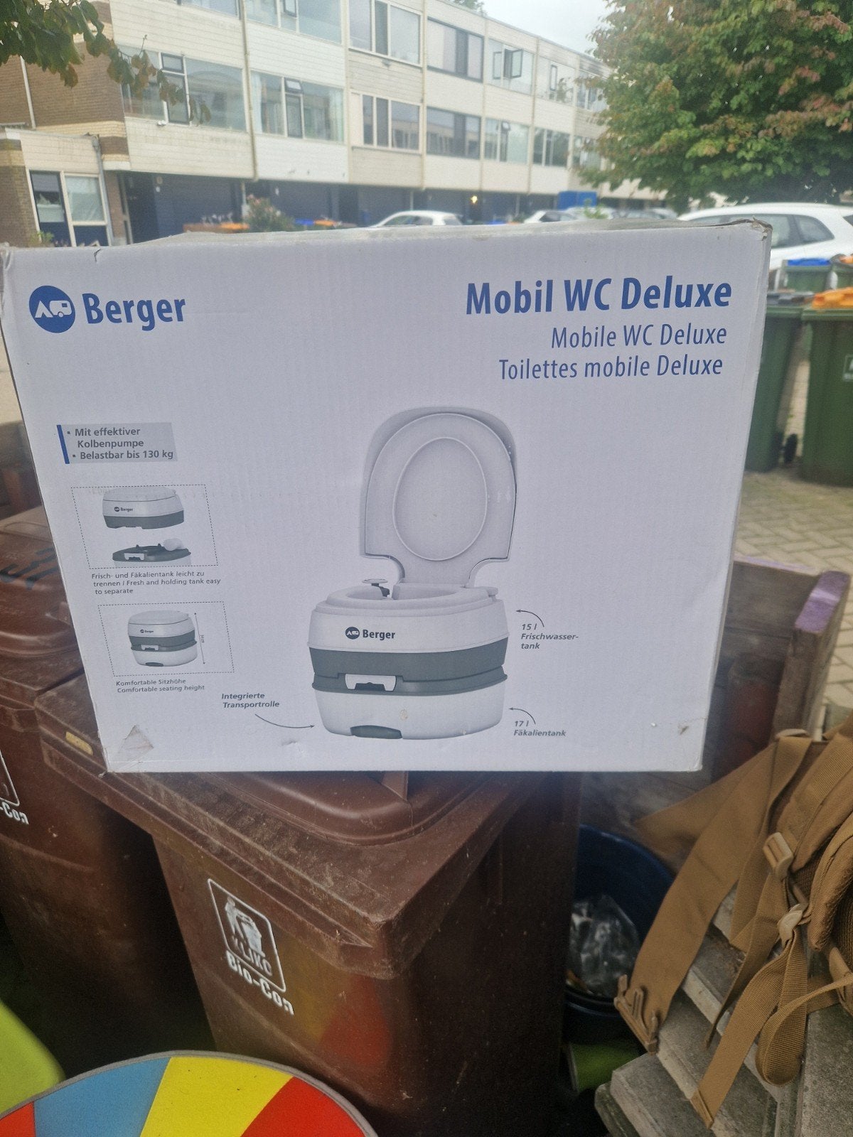 Berger Mobil WC Deluxe - Nieuw in doos, Ophalen