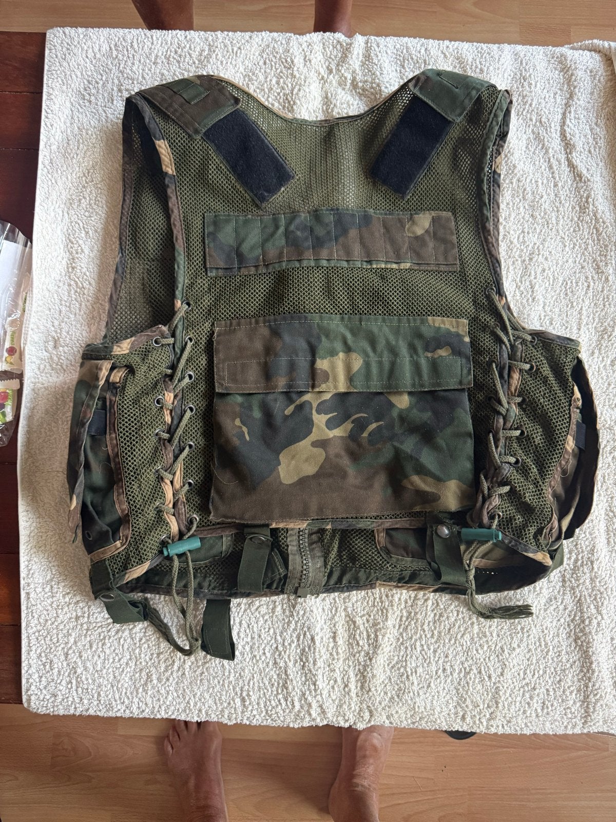 Kroatisch Militair tactisch vest - Camouflage, Ophalen of Verzenden, Overige soorten, Overige gebieden, Kleding of Schoenen