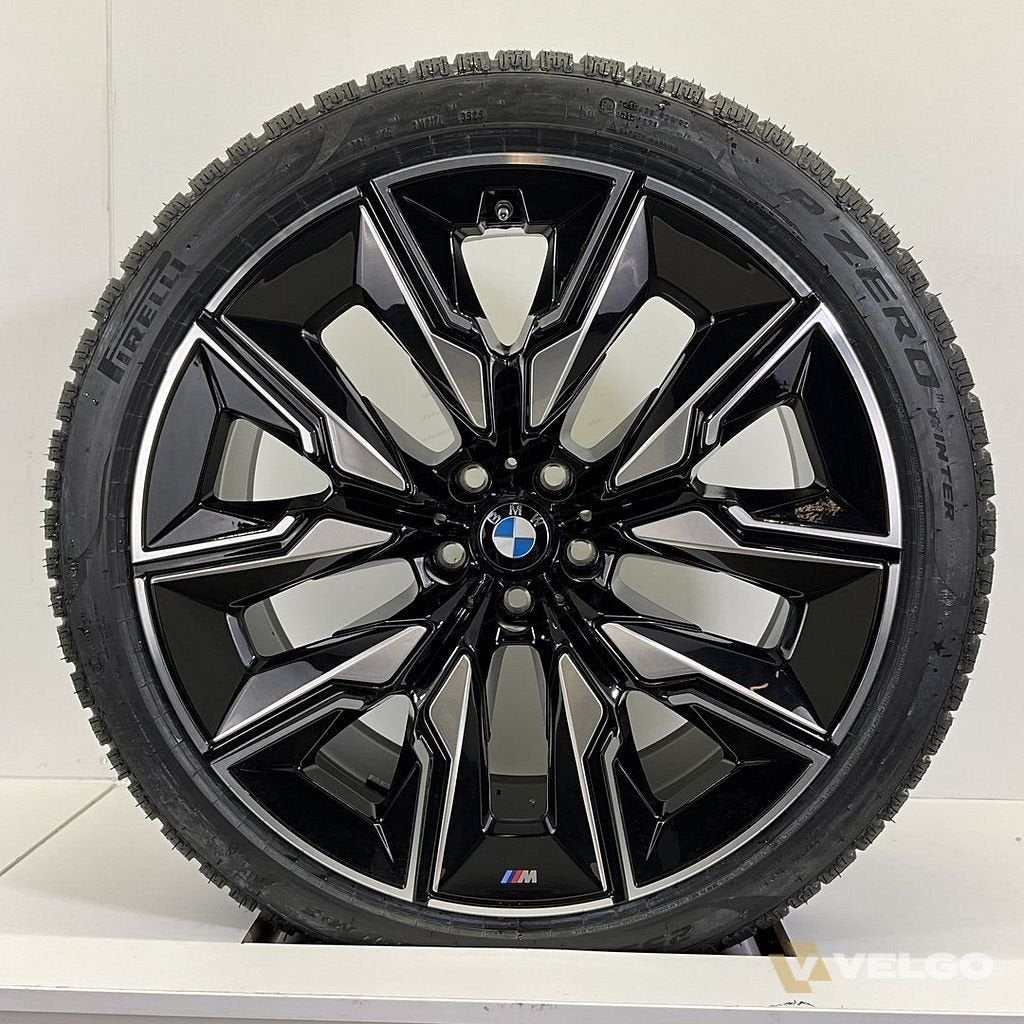 NIEUW BMW 7 SERIE G70 I7 X3 G45 BREEDSET VELGEN + WINTERBAND, 255 mm, -, -, Banden en Velgen