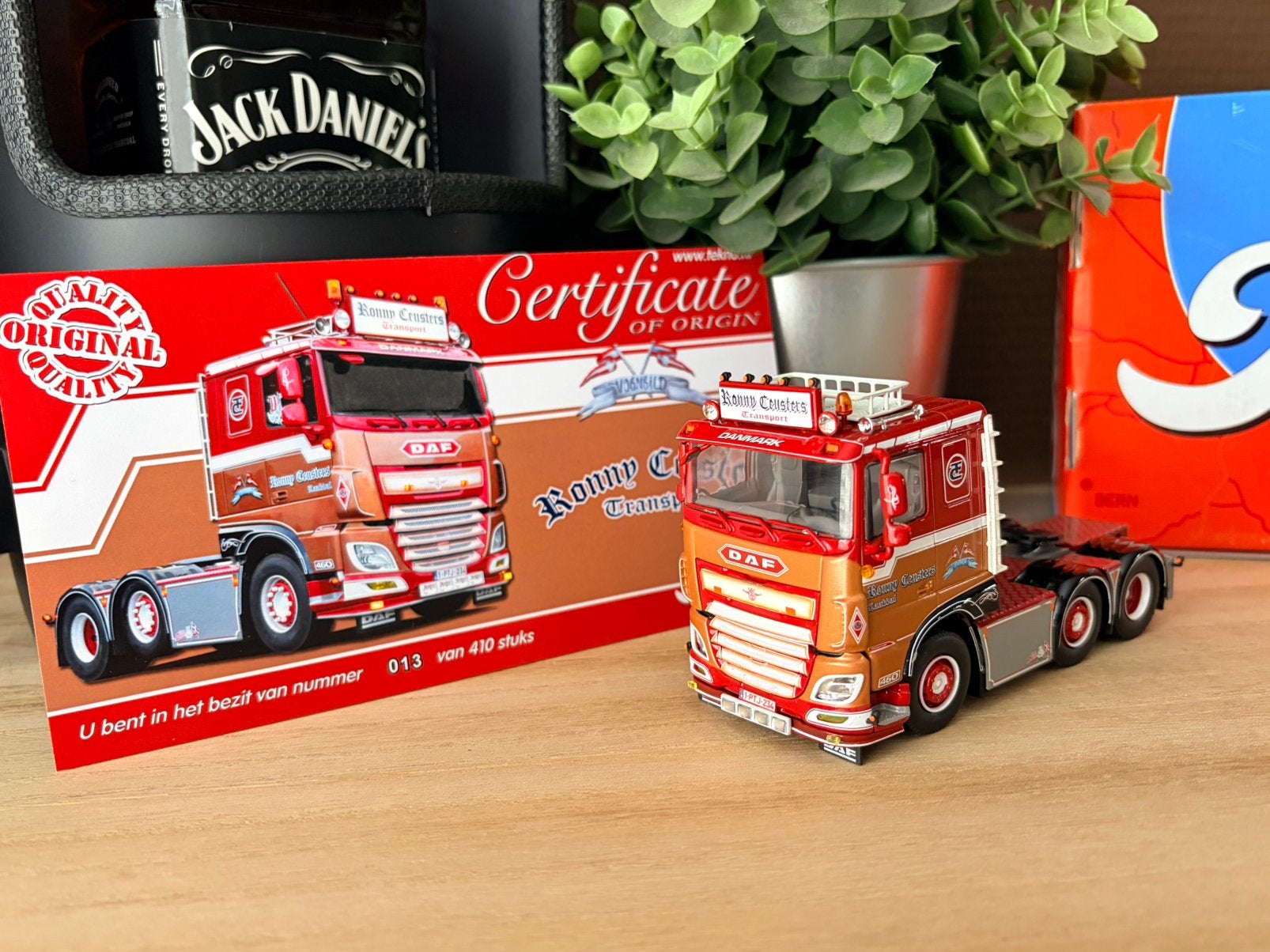 Tekno DAF losse trekker Ceusters, Hobby en Vrije tijd, Modelauto's | 1:50, Ophalen of Verzenden, Nieuw, Bus of Vrachtwagen, Tekno