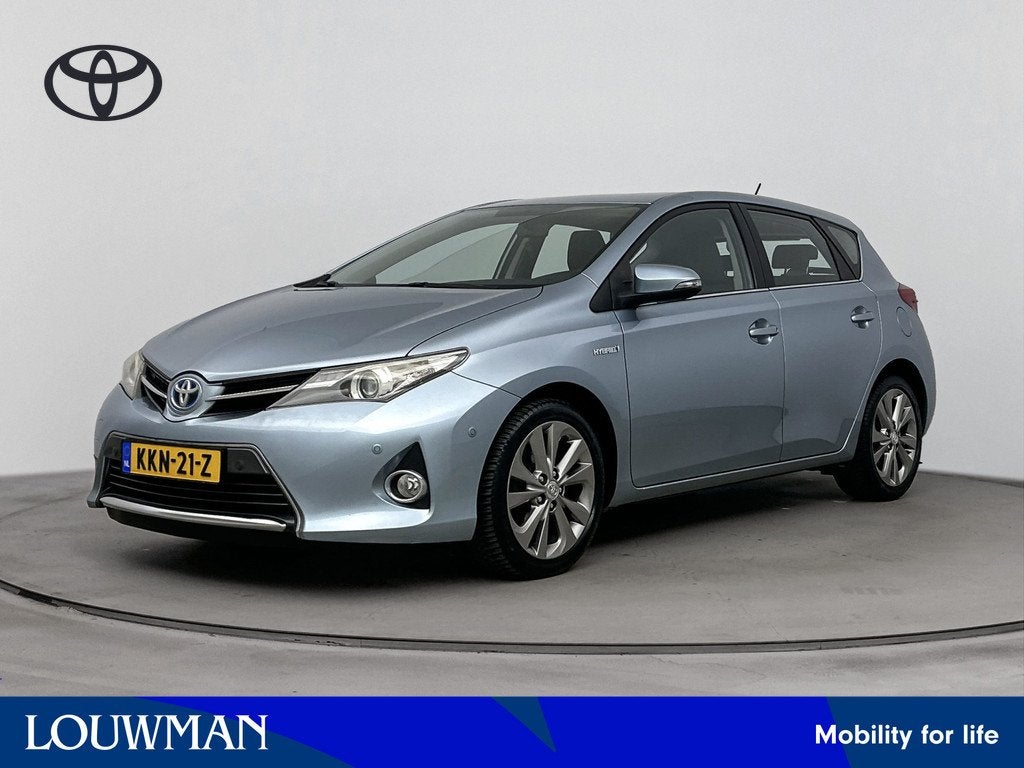 Toyota Auris 1.8 Hybrid Executive | Parkeersensoren V+A | St, Gebruikt, Zwart, 4 cilinders, Blauw