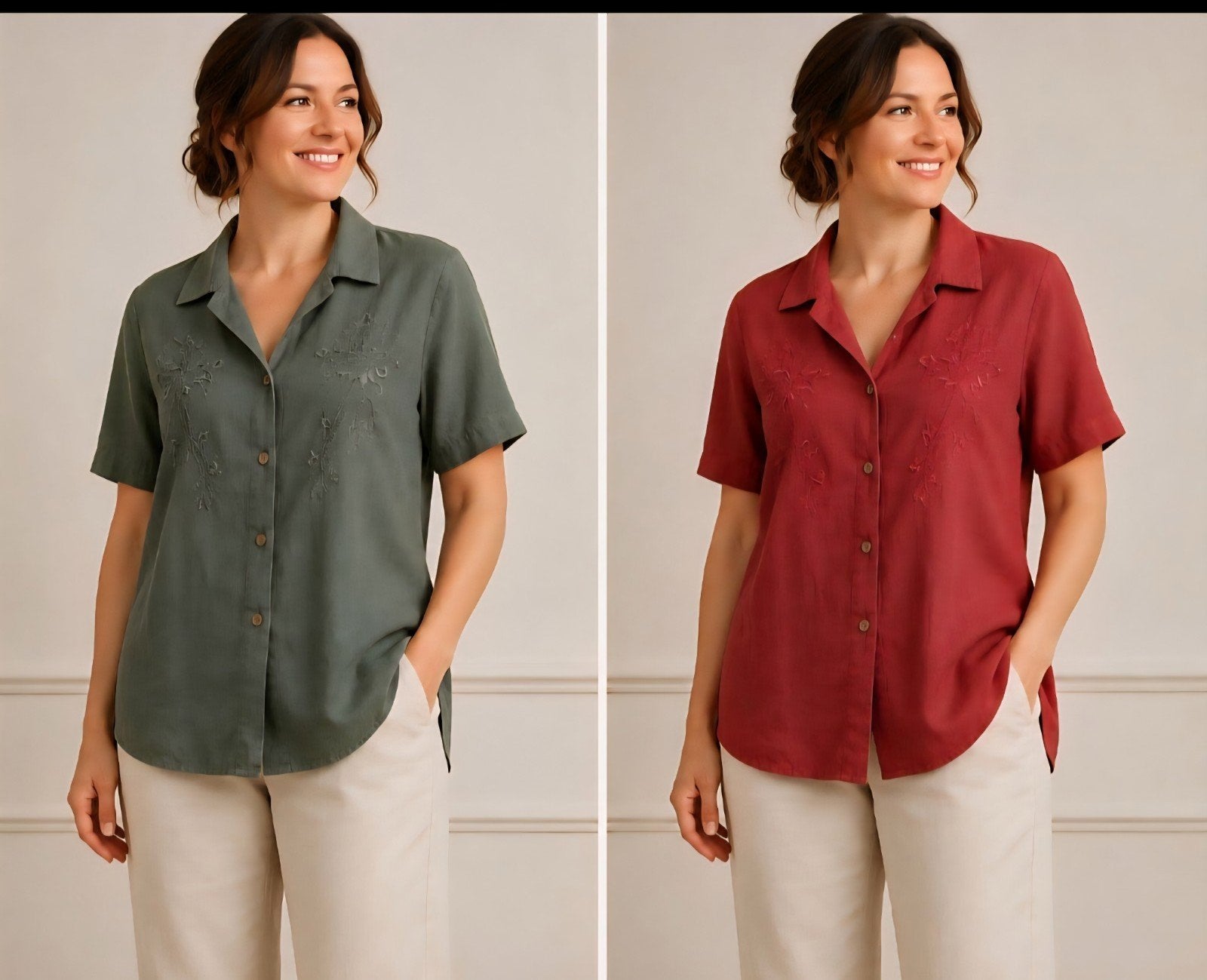 2 Nieuwe DanDanSi Blouses met Kaartjes - Maat L, Kleding | Dames, DanDanSi, Maat 42/44 (L), Nieuw, Ophalen of Verzenden
