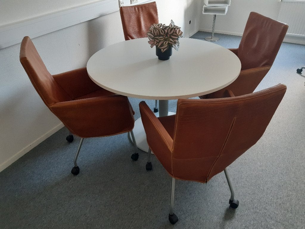 4 luxe stoelen, Huis en Inrichting, Ophalen, Gebruikt, Bruin, Vier