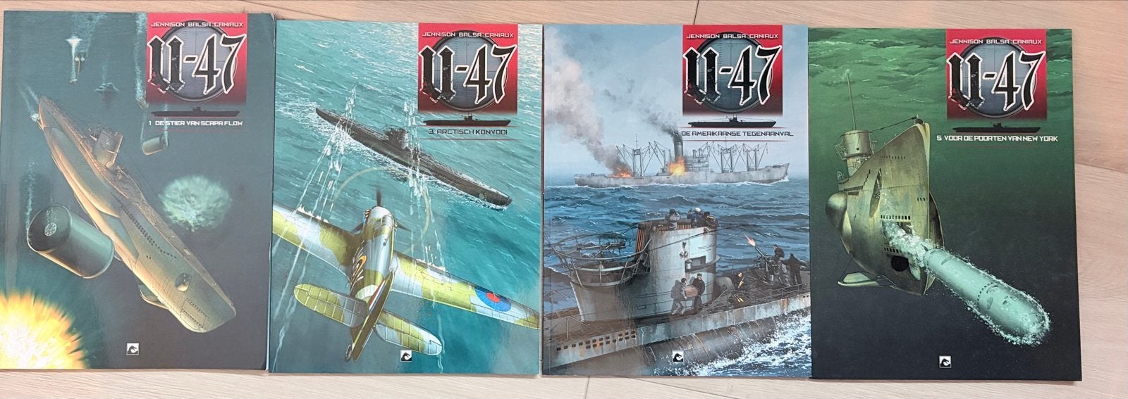 U-47 Complete Serie (4 delen) - Jennison Balsa Caniaux, Complete serie of reeks, Ophalen of Verzenden, Zo goed als nieuw