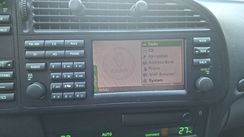 Saab 9-3 ICM3 + Optioneel 6-CD Wisselaar, Ophalen of Verzenden, Gebruikt