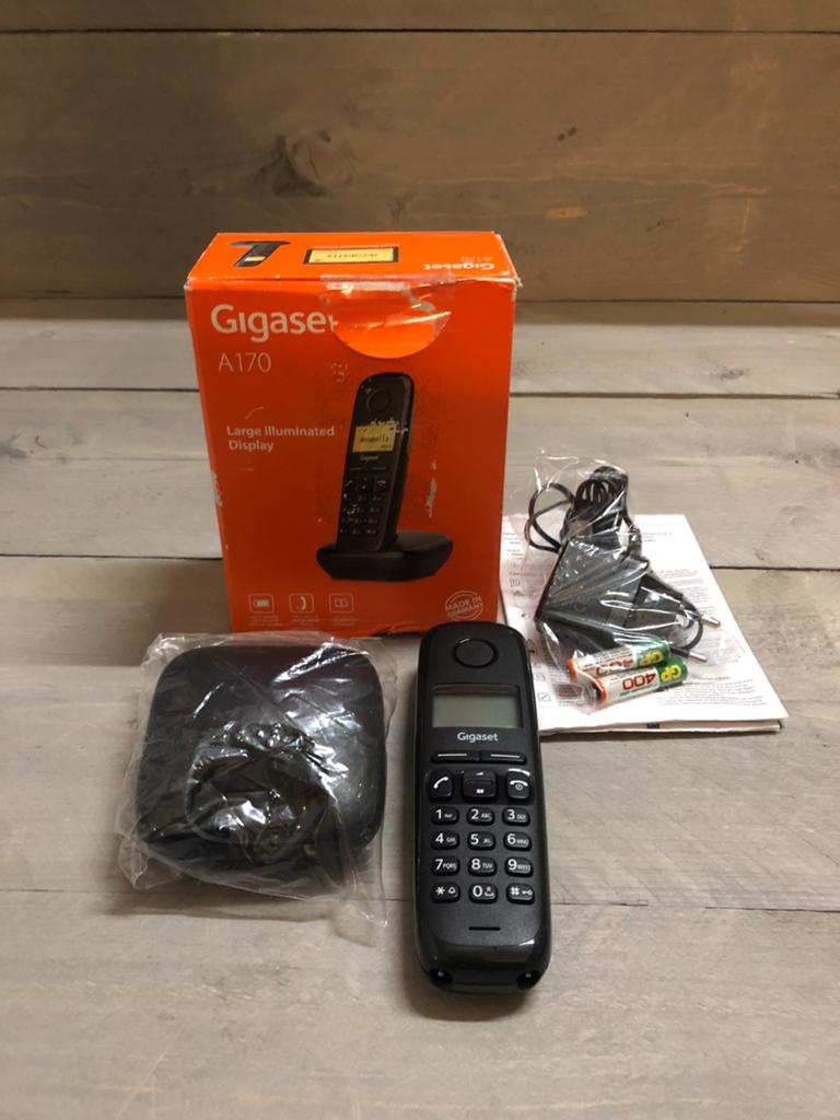 Gigaset A170 - Single DECT telefoon - Zwart, Nieuw, Ophalen of Verzenden, Nvt, Nvt