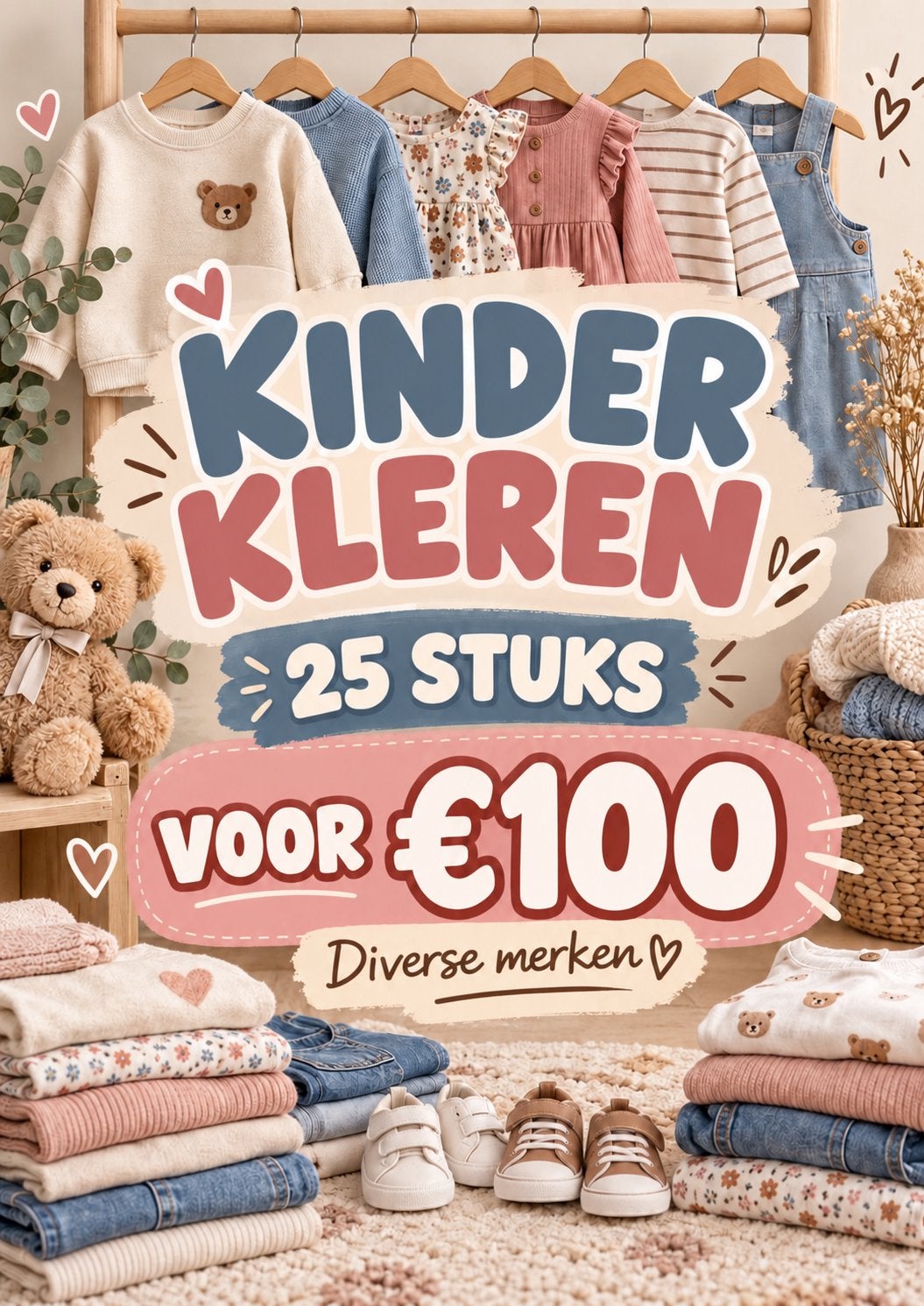 Restpartij kinder kleding, Ophalen of Verzenden