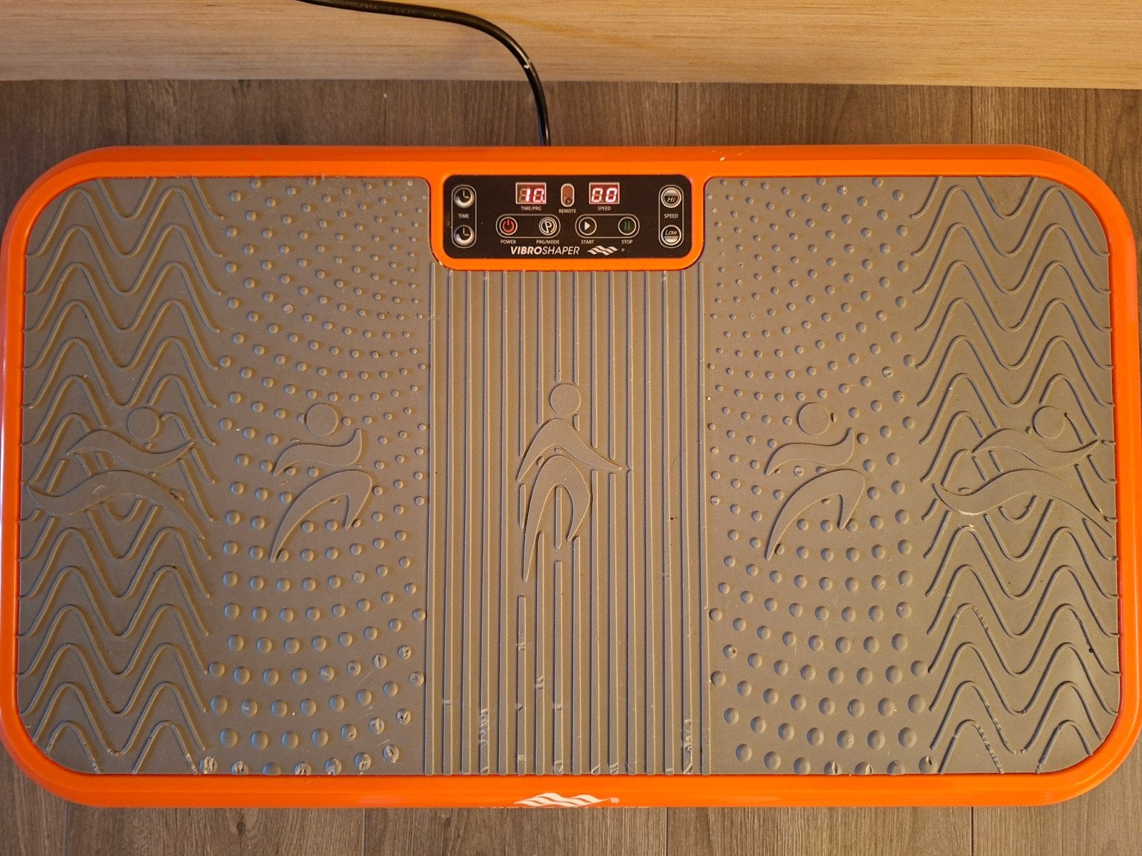 Vibroshaper trilplaat - Zo goed als nieuw, Sport en Fitness, Fitnessapparatuur, Zo goed als nieuw, Trilplaat, Benen, Buik, Kunststof